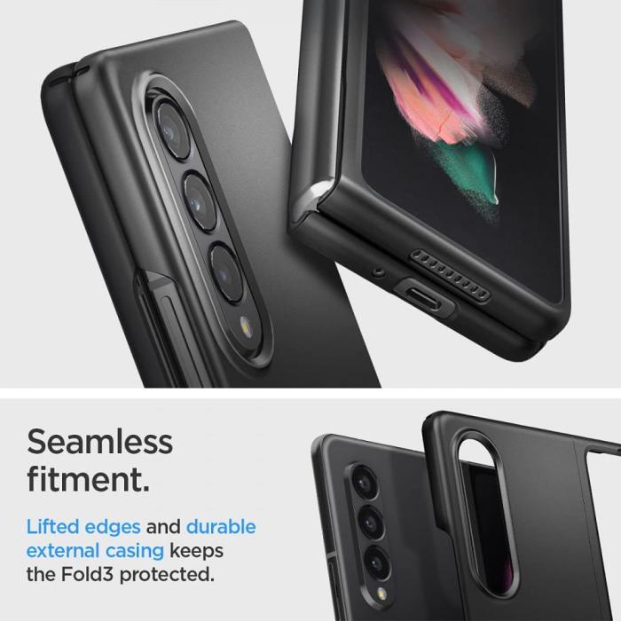 Spigen - Spigen Airskin Galaxy Z Fold 3 - Svart