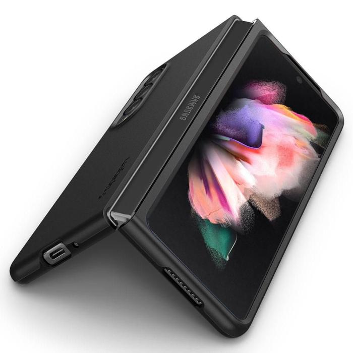 UTGATT5 - Spigen Mobilskal Thin Fit Galaxy Z Fold 3 - Svart