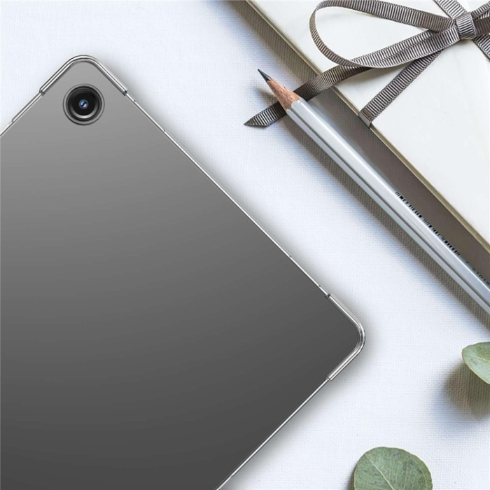 A-One Brand - Galaxy Tab A11 Plus Skal TPU Drop-Resistant med Härdat Glas - Clear