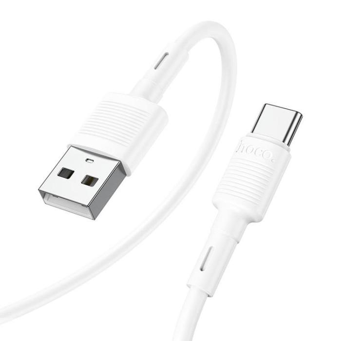 Hoco - Hoco USB-A - USB-C 63A Kabel 1m X83 - Vit