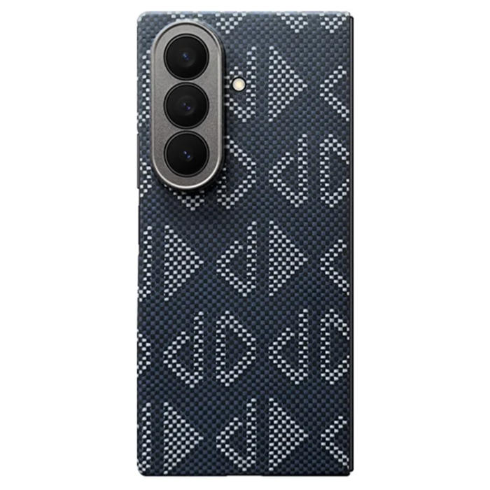 A-One Brand - Galaxy Z Fold 7 5G Mobilskal Magsafe Aramid Fiber - Blå