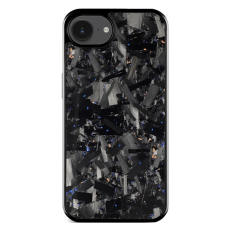 A-One Brand - iPhone 16e Mobilskal MagSafe Aramid Fiber Large Texture - Blå / Guld