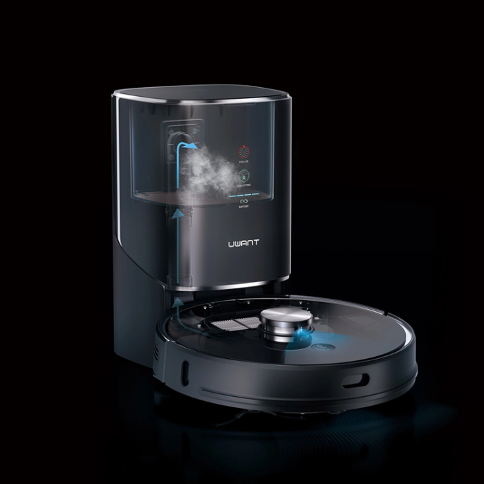 UWANT - UWANT U100 Robotdammsugare med Moppfunktion + Laddnings