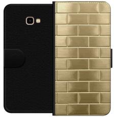 iSecrets - Pl&aring;nboksfodral till Samsung Galaxy J4+ med Gyllene Murstenar