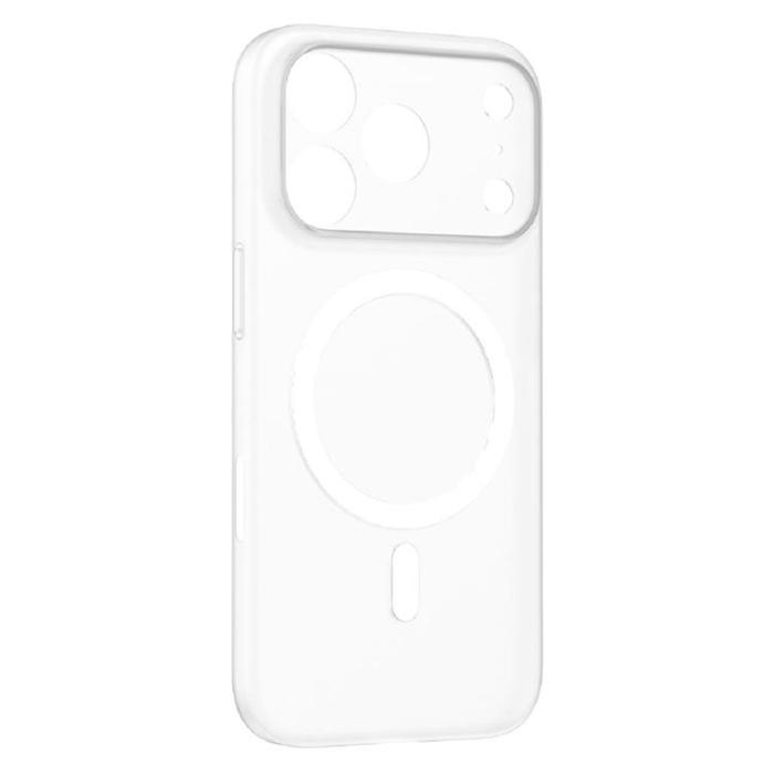 MOMAX - MOMAX iPhone 17 Pro Max Mobilskal MagSafe Ultra Slim - Transparent Vit