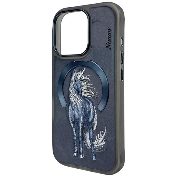 NIMMY - Nimmy iPhone 16 Pro Mobilskal MagSafe Fantasy Animal - Blå