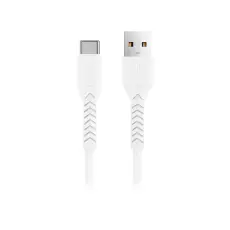Maxlife - Maxlife USB-C till USB-A kabel 1m 3A MXUC-04 - Vit