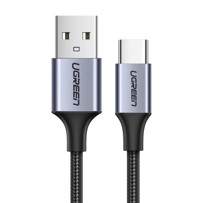 Ugreen - Ugreen USB-C till USB-A kabel Snabbladdning 0,5m 3A - Grå