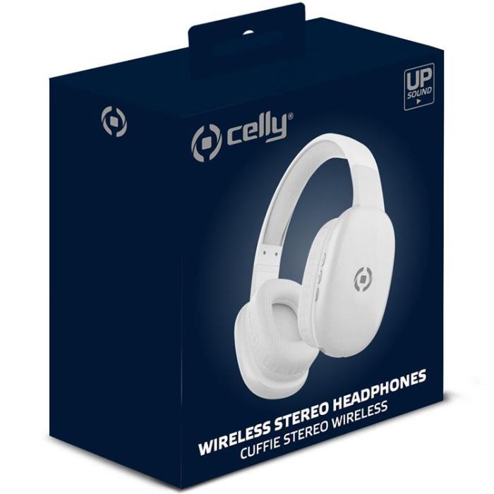 Celly - Celly Freebeat Over-Ear-Hörlurar Trådlösa - Vit