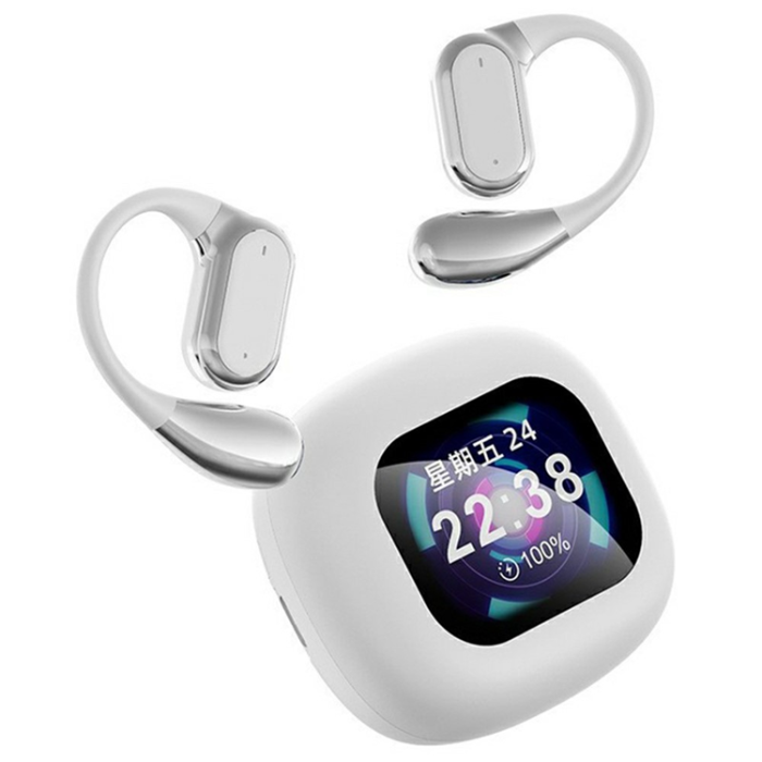 A-One Brand - Trådlösa Bluetooth Hörlurar med Skärmvisning On-Ear Smart Q18