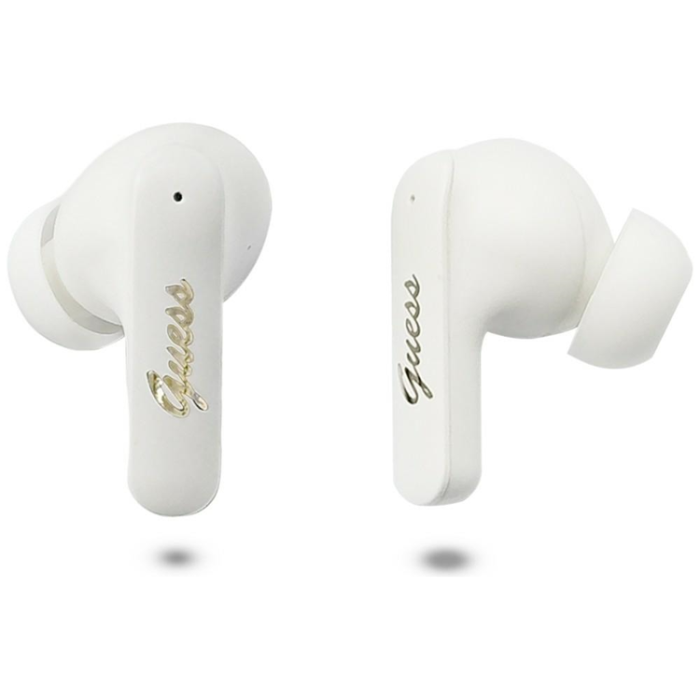 Guess - Guess TWS In-ear Hörlurar Script Metal Logo - Vit