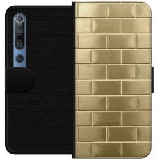iSecrets - Pl&aring;nboksfodral till Xiaomi Mi 10 Pro 5G med Gyllene Murstenar