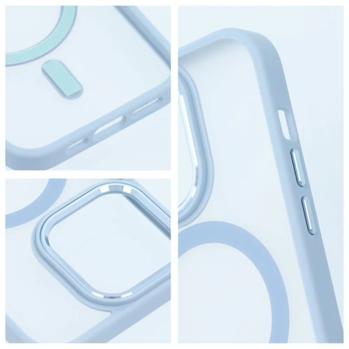OEM - iPhone 15 Pro Mobilskal Magsafe Matte - Blå