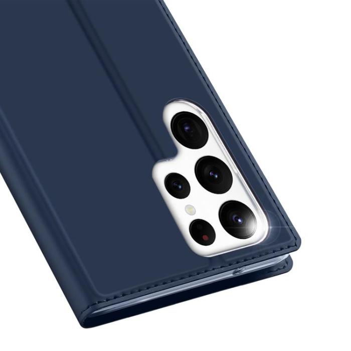 Dux Ducis - Dux Ducis Galaxy S23 Ultra Plånboksfodral Skin Series - Blå