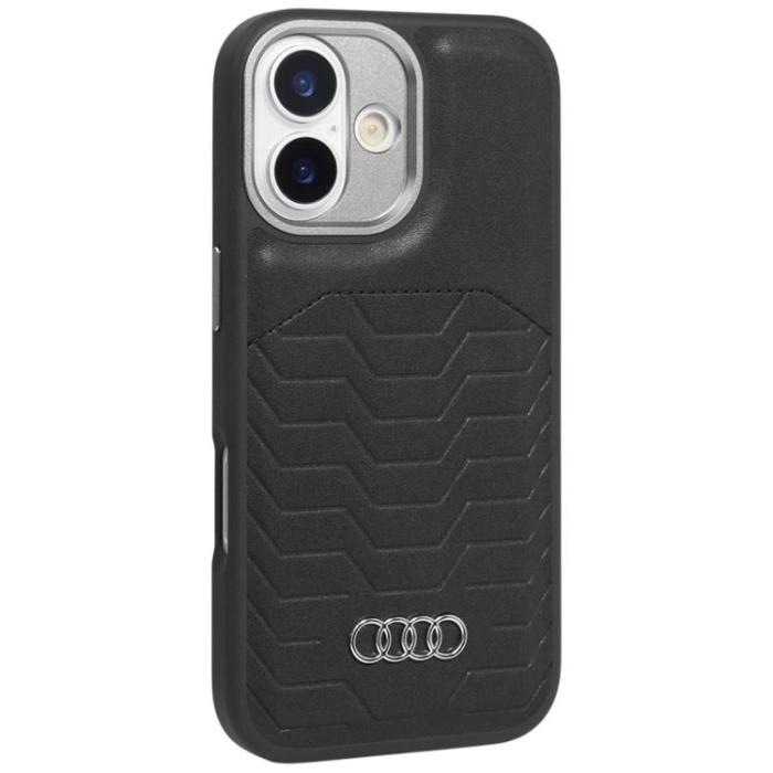 Audi - Audi iPhone 17 Mobilskal MagSafe GT Syntetiskt Läder - Svart