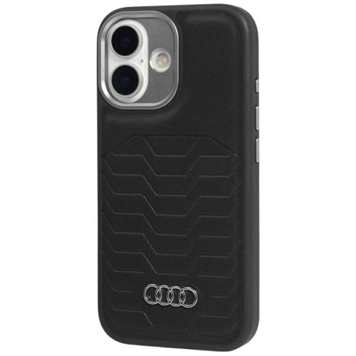 Audi - Audi iPhone 17 Mobilskal MagSafe GT Syntetiskt Läder - Svart