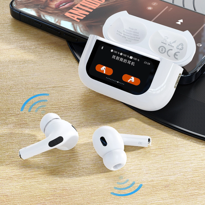 Dudao - Dudao U19 In-Ear TWS Trådlösa Bluetooth 5.3 Hörlurar med LED-display