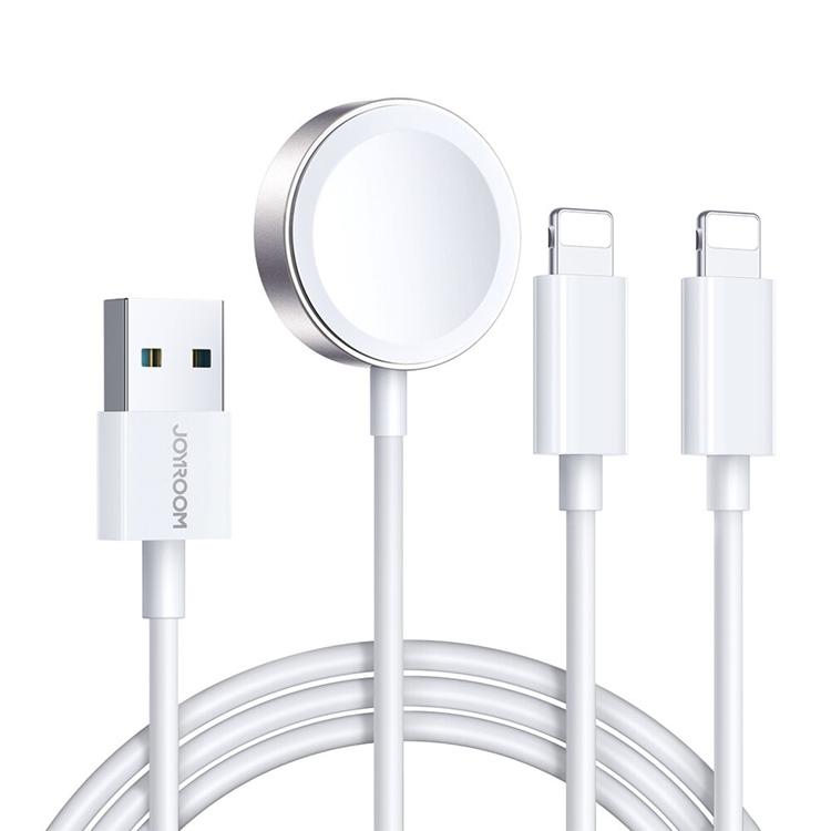 Joyroom 3in1 USB-A till 2x Lightning och Apple watch Laddare 1.2m | 3541 | AlltMobil