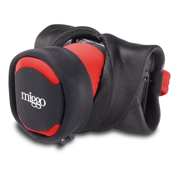MYMIGGO - MYMIGGO Kamerafodral/Grepp 30 Spegellösa Svart/Röd