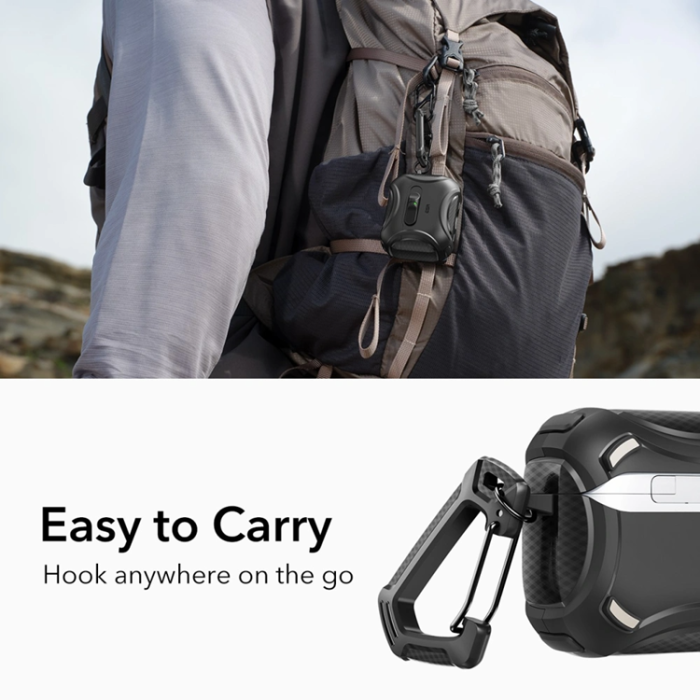 ESR - ESR Apple Airpods Pro 3 Skal Magsafe Cyber Flicklock