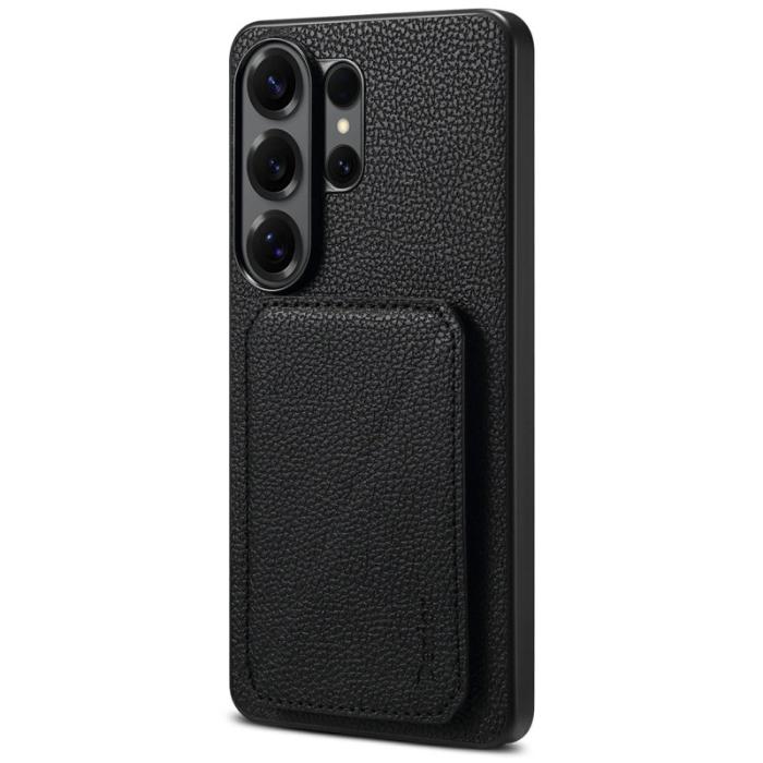 DENIOR - DENIOR Mobilskal för Samsung Galaxy S26 Ultra Magnetiskt Konstläder - Svart