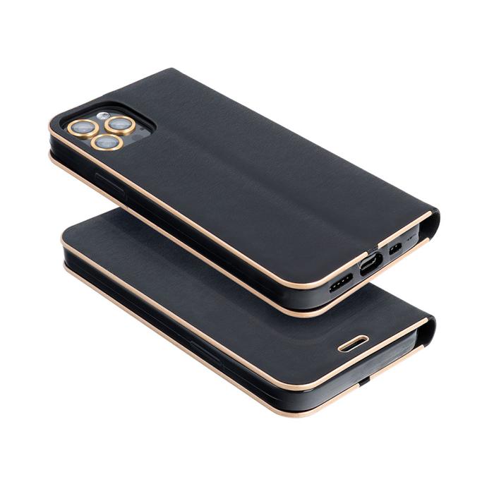OEM - LUNA Gold Fodral för Samsung A34 5G svart