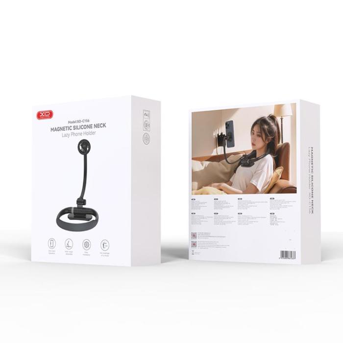 XO - XO Mobilhållare för Hals Magnetisk C156 - Svart