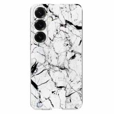 OEM - Mobilskal f&ouml;r Samsung Galaxy S26 Plus Marmortryck TPU - Vit