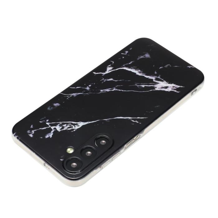 OEM - Mobilskal för Samsung Galaxy S26 Plus Marmortryck TPU - Svart