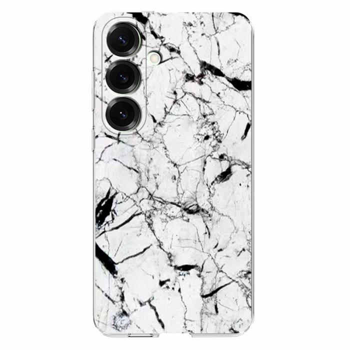 OEM - Mobilskal för Samsung Galaxy S26 Plus Marmortryck TPU - Vit