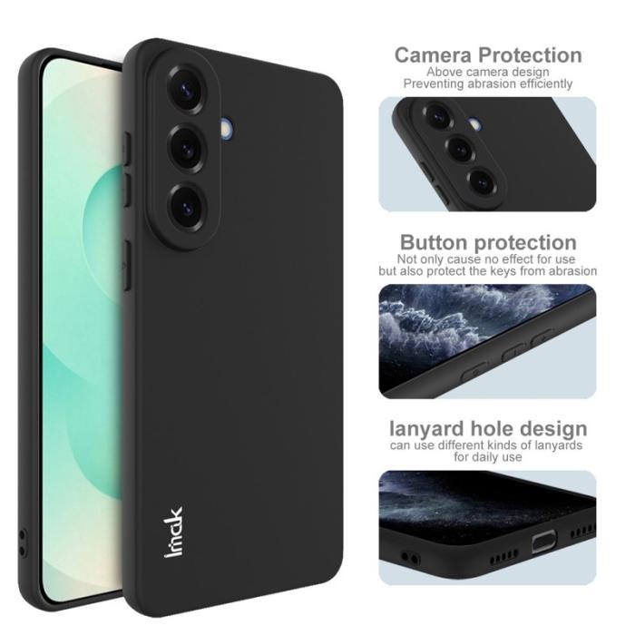 Imak - Imak Mobilskal för Samsung Galaxy S26 Plus Matt Anti Fingeravtryck TPU - Svart
