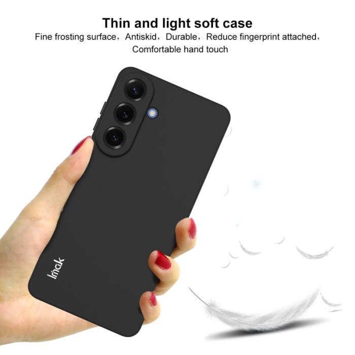 Imak - Imak Mobilskal för Samsung Galaxy S26 Plus Matt Anti Fingeravtryck TPU - Svart