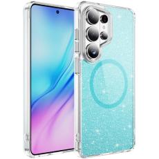 OEM - Mobilskal f&ouml;r Samsung Galaxy S26 Ultra Glitter Magnetiskt PC + TPU - Bl&aring;
