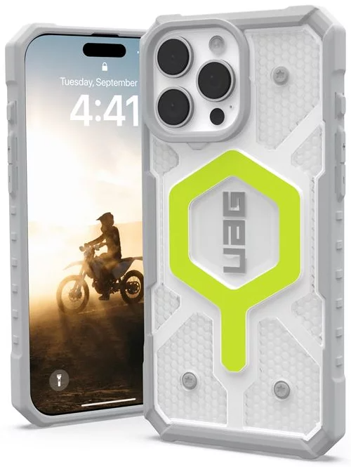 UAG iPhone 16 Pro Max Mobilskal MagSafe Pathfinder Clear - Grön | 2353 | AlltMobil