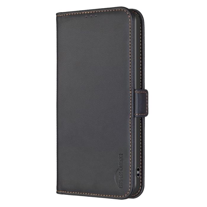 BINFEN COLOR - BINFEN Samsung Galaxy S26 Plus Plånboksfodral Konstläder Flip Folio - Svart