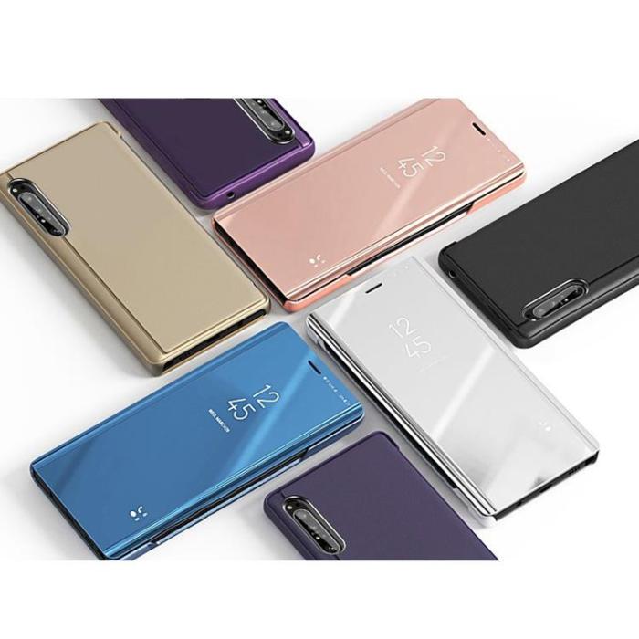 UTGATT5 - Clear View Fodral Sony Xperia 10 II - Svart