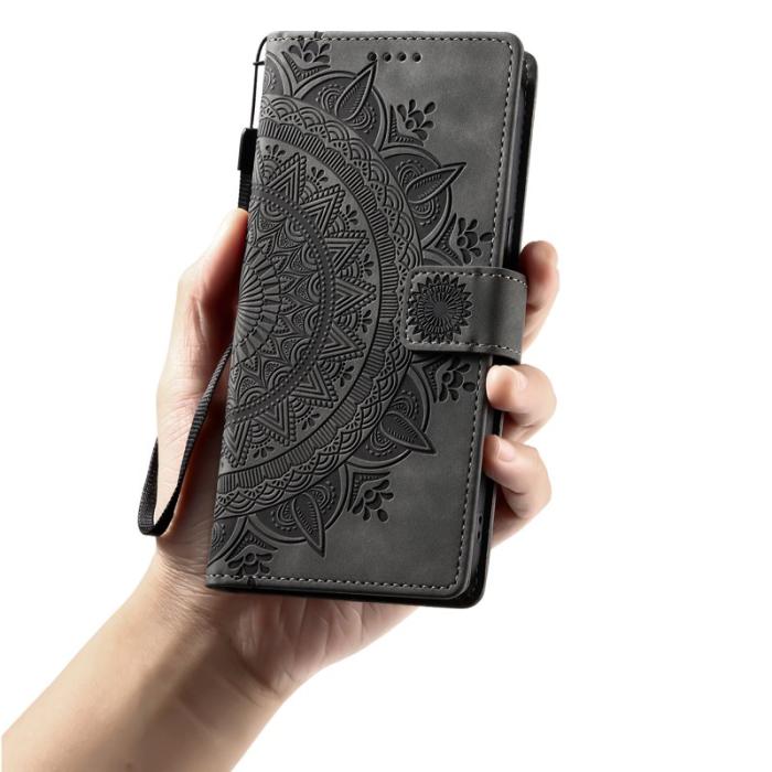 OEM - Samsung Galaxy S26 Plånboksfodral Imprägnat Konstläder - Grå