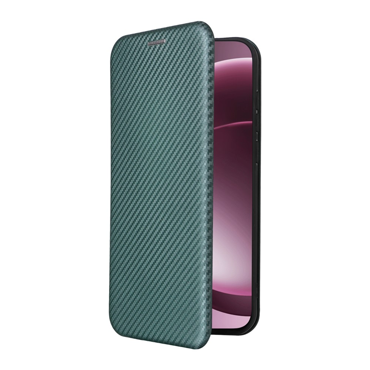 OnePlus 15 Plånboksfodral Carbon Fiber Drop-Proof Konstläder - Grön (Grön) | 2353 | AlltMobil