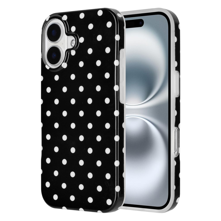iPhone 17 Mobilskal Dot Design Imd Tpu (Svart) | 2353 | AlltMobil