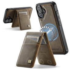 AUTSPACE - AUTSPACE iPhone 16 Plus Fodral KonstL&auml;der - Kaffe