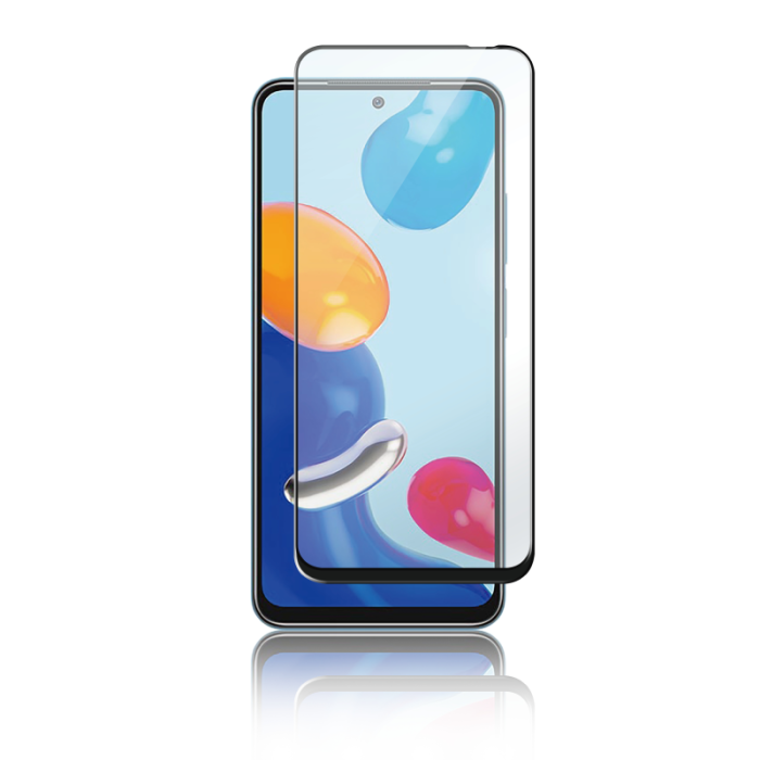 UTGATT1 - Panzer Full-fit Härdat Glas Skärmskydd Redmi Note 11 / Note 11S - Svart