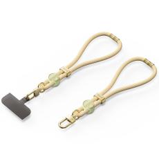 Dux Ducis - DUX DUCIS Garden Series Telefon Lanyard Justerbar Handledsrem - Glaze Gul