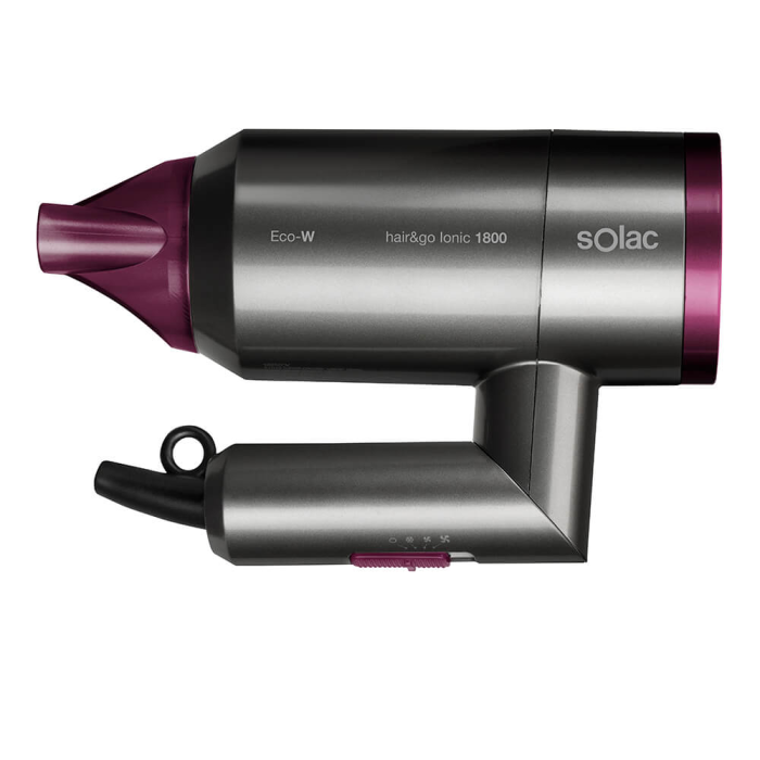 SOLAC - SOLAC Hårfön hopfällbar Hair&Go Ionic 1800