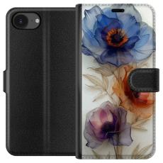 iSecrets - Plånboksfodral till Apple iPhone 16e med Silkesblommor