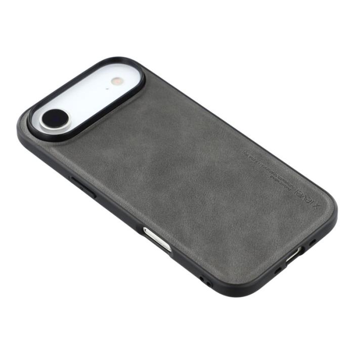X-Level - X-LEVEL Bojue-3 Mobilskal till iPhone Air Läderbelagd PC + TPU Grå