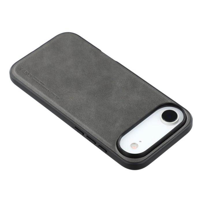 X-Level - X-LEVEL Bojue-3 Mobilskal till iPhone Air Läderbelagd PC + TPU Grå