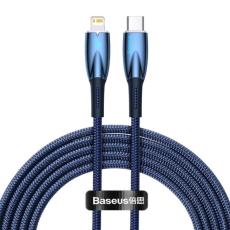 BASEUS - Baseus USB-C till lightning kabel 2m 20W Glimmer Series - Blå
