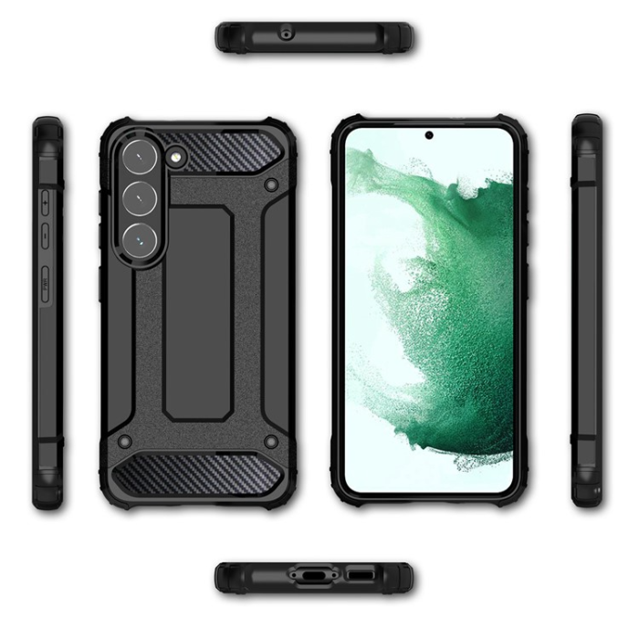 OEM - Galaxy S23 Mobilskal Tough Armor - Svart