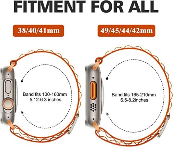 A-One Brand - Apple Watch Ultra/SE/8/7/6/5/4 Band (49/45/44/42mm) Loop