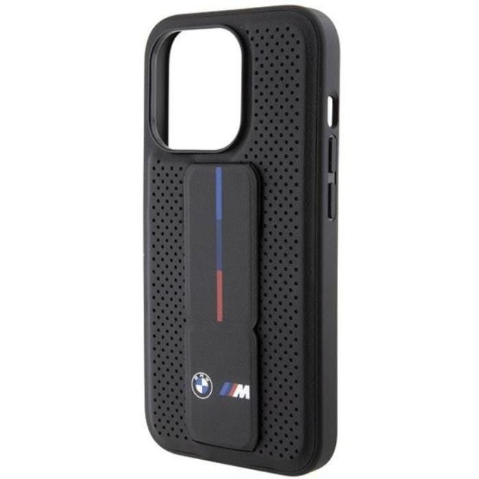 BMW - BMW iPhone 15 Pro Mobilskal Grip Stand Smooth & Perforated